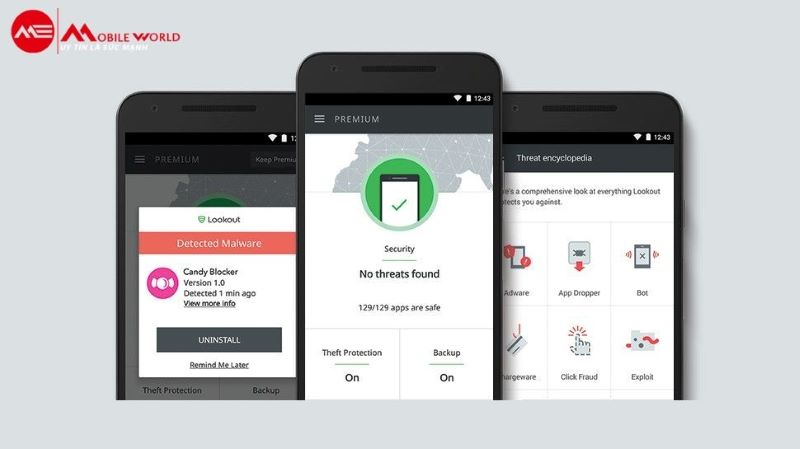 Phần mềm Lookout Mobile Security