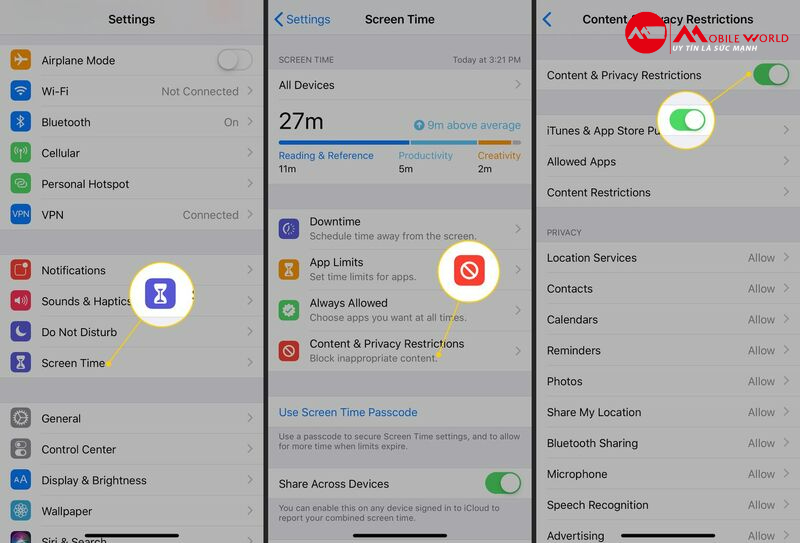 Shortcuts ngăn chặn người kh&aacute;c truy cập tr&aacute;i ph&eacute;p tr&ecirc;n iPhone của bạn