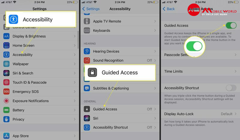  Guided Access sẽ gi&uacute;p kiểm so&aacute;t tốt việc con trẻ nghịch điện thoại