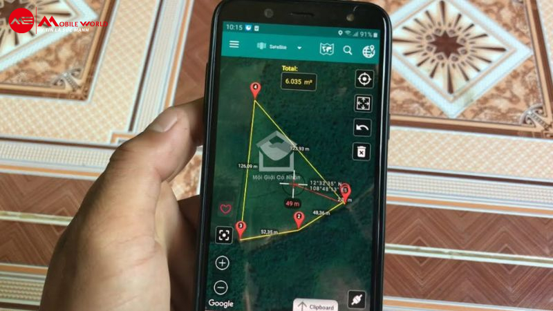 GPS Fields Area Measure là công cụ hữu ích trong việc đo đạc
