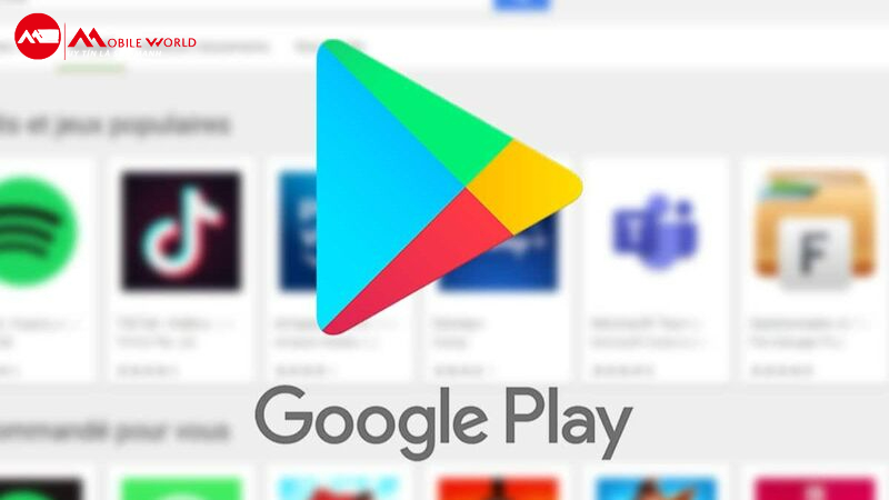 Ứng dụng CH Play của hệ điều h&agrave;nh Android do Google cung cấp