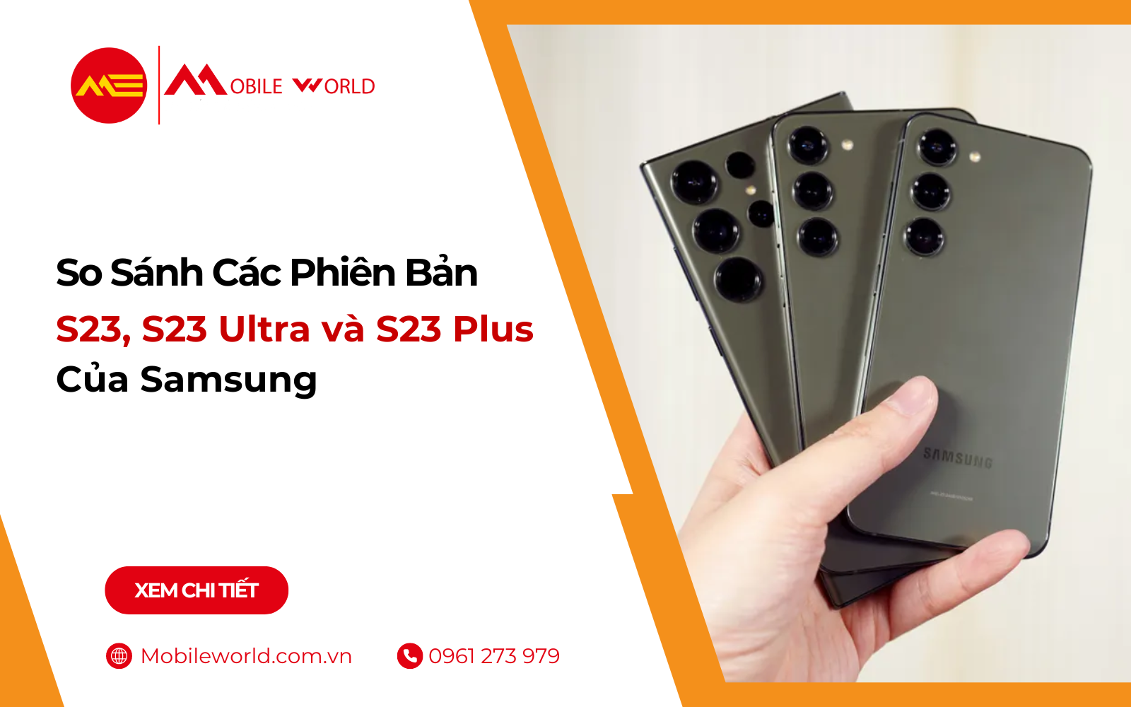 So Sánh Các Phiên Bản S23, S23 Ultra và S23 Plus Của Samsung