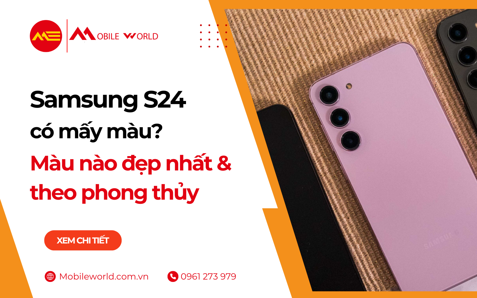 Samsung S24 có mấy màu? Màu nào đẹp nhất & theo phong thủy