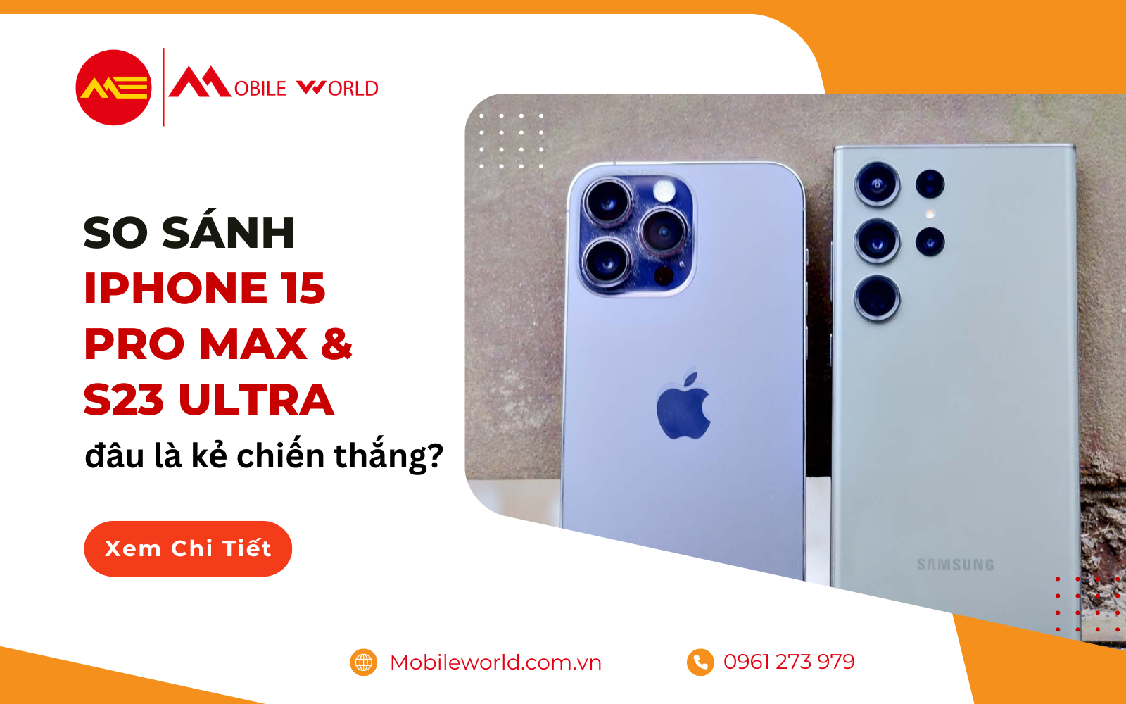 So sánh iPhone 15 Pro Max vs S23 Ultra, đâu là kẻ chiến thắng?