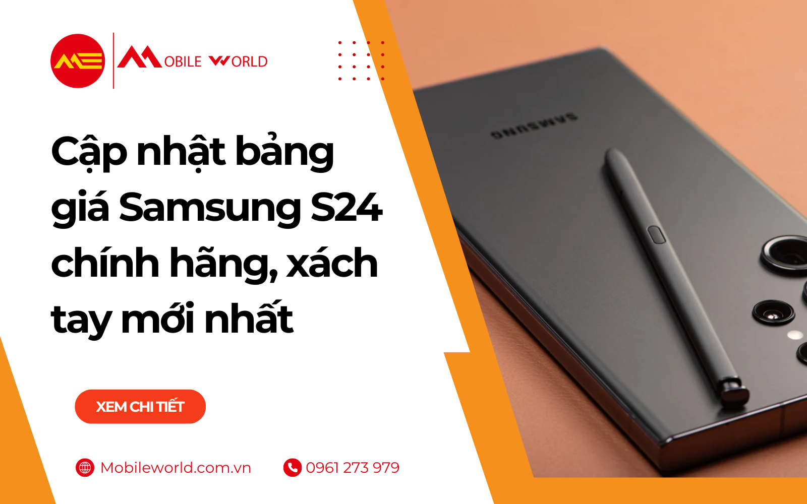 Cập nhật Bảng giá Samsung S24 chính hãng, xách tay mới nhất