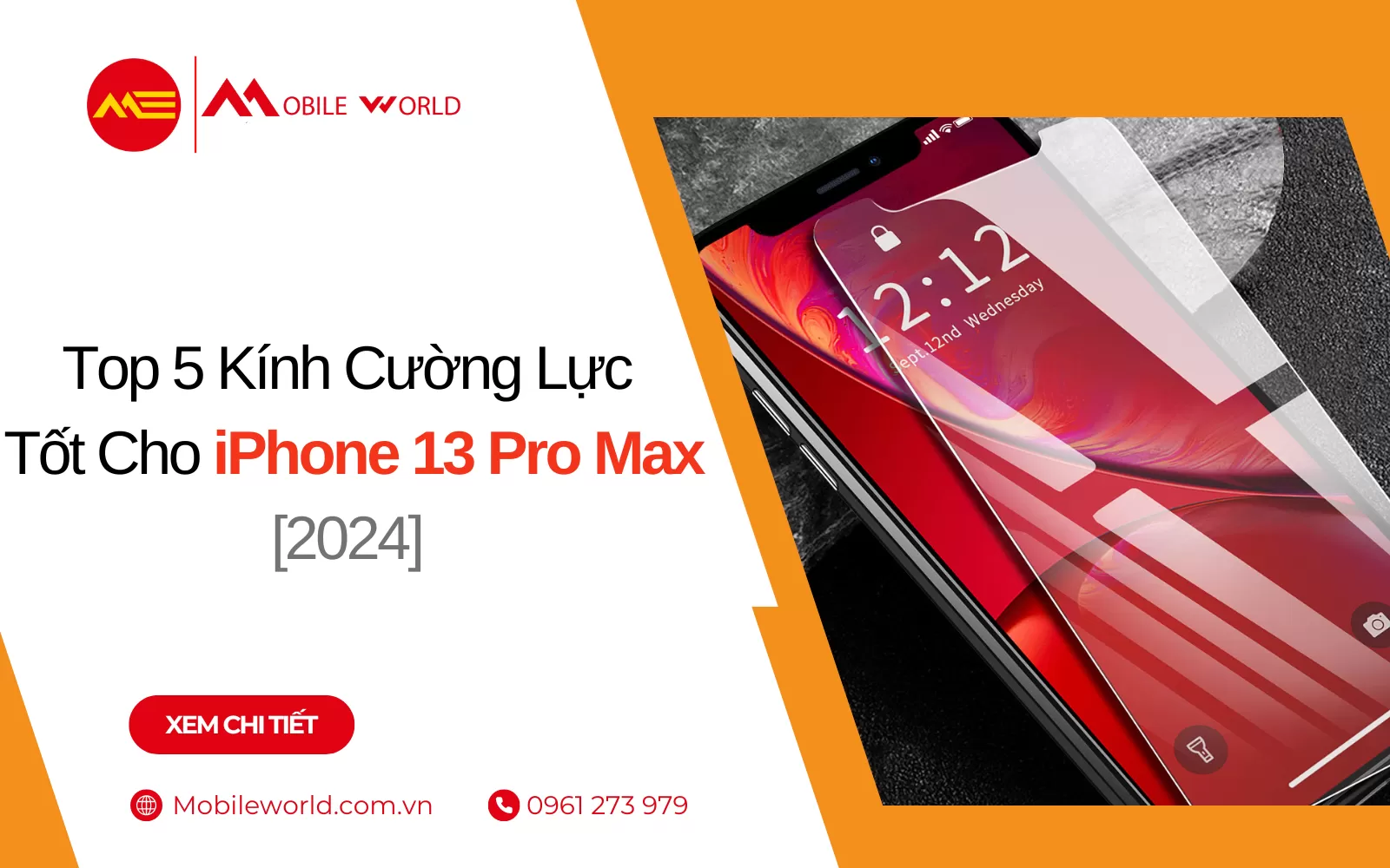 Top 5 Kính Cường Lực Tốt Cho iPhone 13 Pro Max [2024]