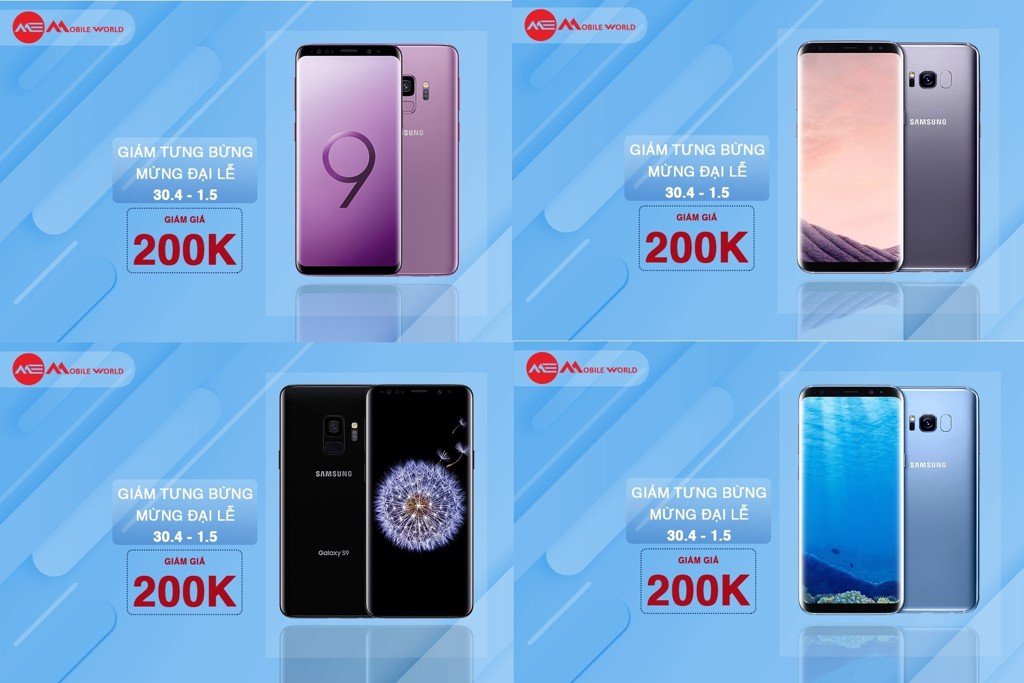 GIẢM GIÁ TƯNG BỪNG – CHÀO MỪNG ĐẠI LỄ 30/4 -1/5 CÙNG SAMSUNG