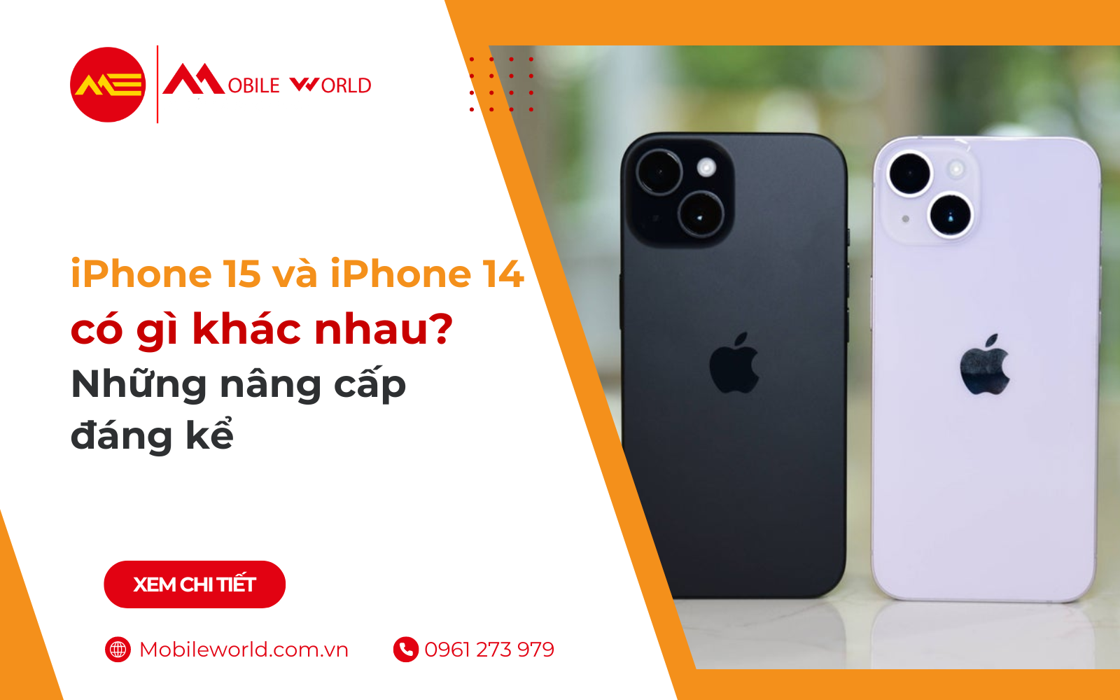 iPhone 15 và iPhone 14 có gì khác nhau? Những nâng cấp đáng kể
