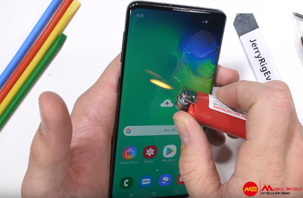 Cảm biến vân tay siêu âm của Galaxy S10 vẫn sẽ dùng được sau khi xước nặng?