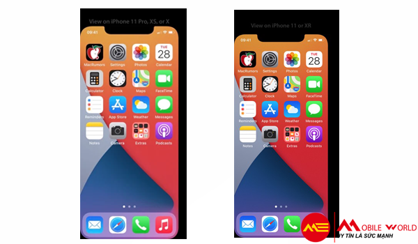 M&agrave;n h&igrave;nh iPhone 12 5,4 inch sẽ nhỏ như thế n&agrave;o?