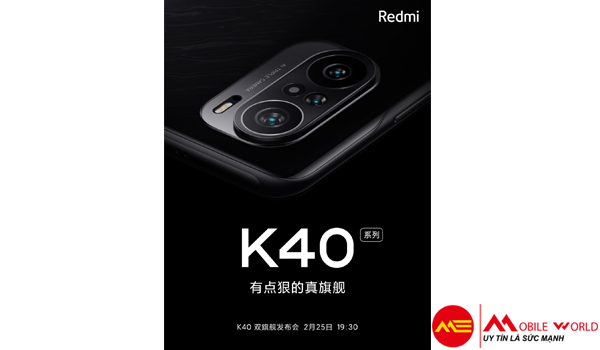 Redmi K40: dự đo&aacute;n chip sm7350, tấm nền OLED, camera 64MP