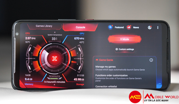 Tr&ecirc;n tay ASUS ROG Phone 3 với đủ t&iacute;nh năng cho game thủ