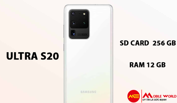 Trên tay S20 Ultra Cosmic White - Trắng thiên vân cực đẹp