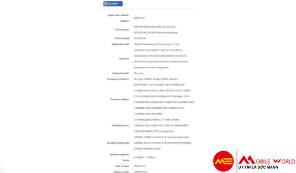 Xiaomi Redmi K40 được x&aacute;c nhận sẽ l&agrave; phi&ecirc;n bản 5G