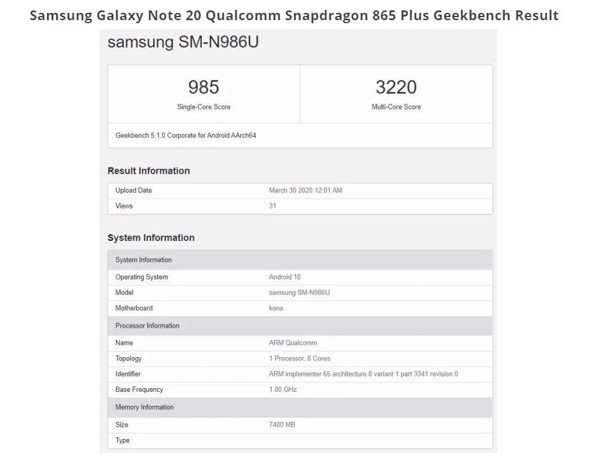 Chip Exynos 990 của Note 20 sẽ mạnh ngang Snapdragon 865?
