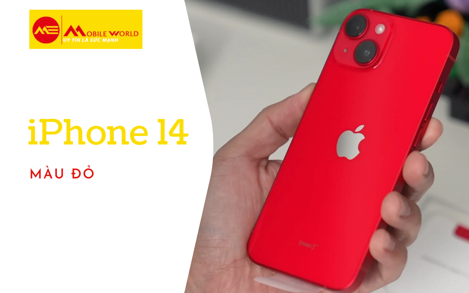 iPhone 14 màu đỏ cháy cùng tuổi trẻ nồng nhiệt