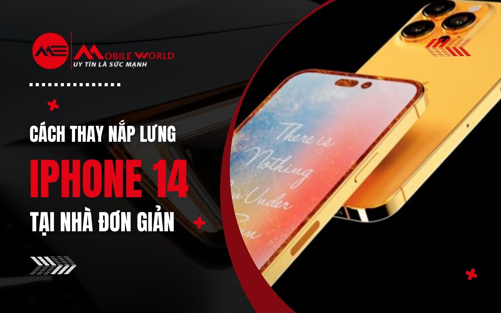 Cách thay nắp lưng iPhone 14 tại nhà đơn giản
