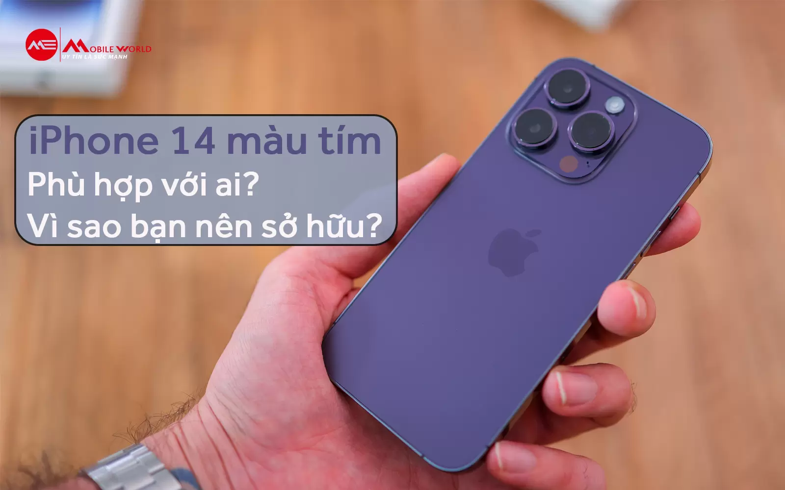 iPhone 14 màu tím phù hợp với ai, vì sao bạn nên sở hữu?