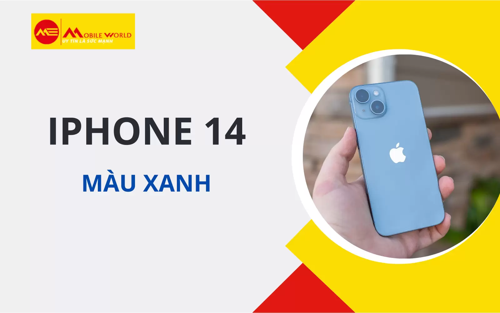 iPhone 14 màu xanh thể hiện chất riêng của bạn