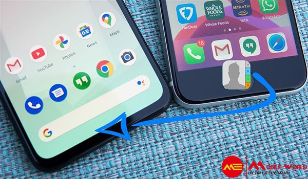 C&aacute;ch chuyển danh bạ từ điện thoại iPhone sang Android