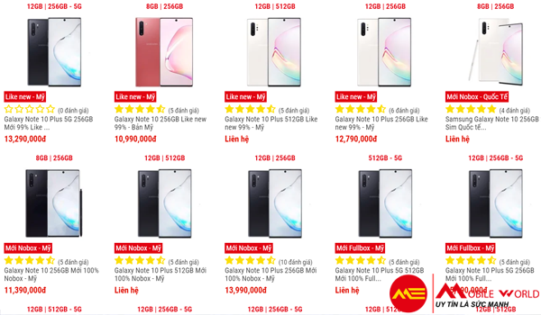 Đọ cấu hình, dung lượng, camera của Note 10 và Note 10 Lite