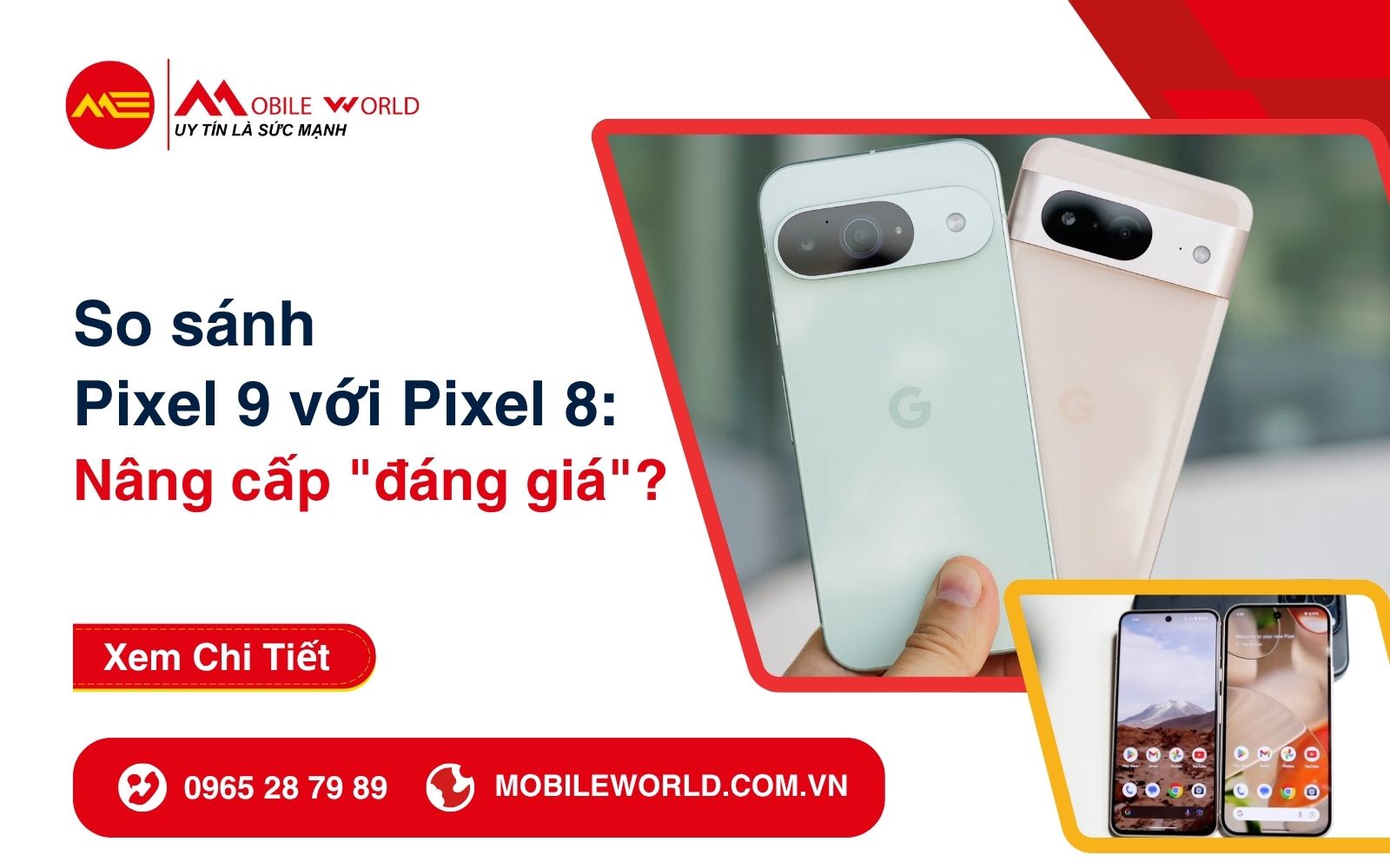 So sánh Pixel 9 với Pixel 8: Nâng cấp 