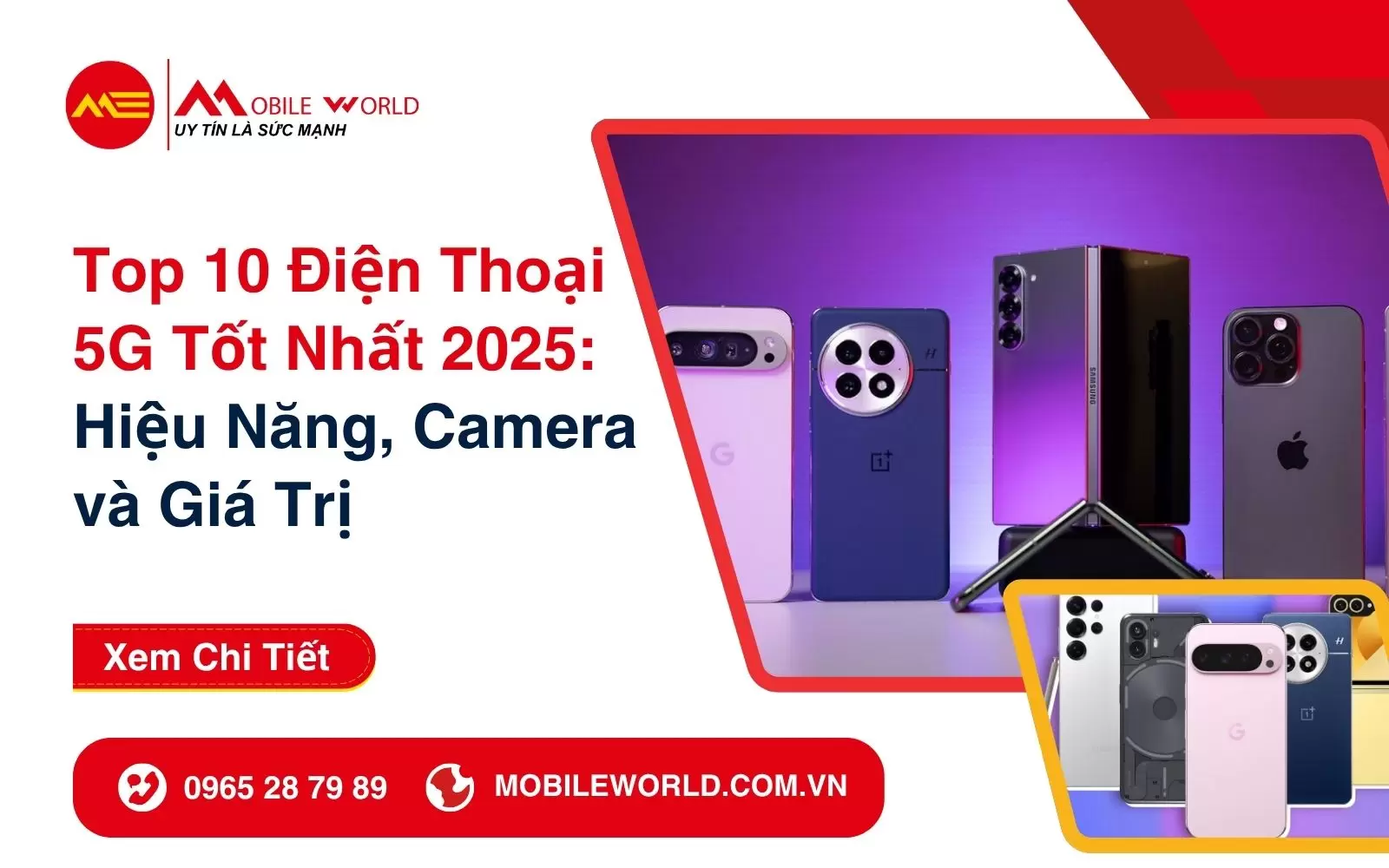 Top 10 Điện Thoại 5G Tốt Nhất Năm 2025: Hiệu Năng, Camera và Giá Trị