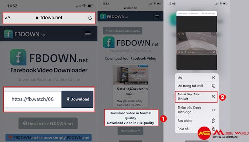 C&aacute;ch tải video tr&ecirc;n Facebook v&agrave; Youtube về điện thoại