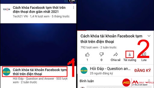 C&aacute;ch tải video tr&ecirc;n Facebook v&agrave; Youtube về điện thoại