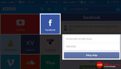 C&aacute;ch tải video tr&ecirc;n Facebook v&agrave; Youtube về điện thoại