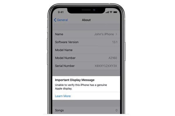 IPHONE 11 VÀ 11 PRO SẼ CẢNH BÁO Ở MÀN HÌNH KHÓA NẾU BỊ THAY MÀN HÌNH KHÔNG CHÍNH HÃNG