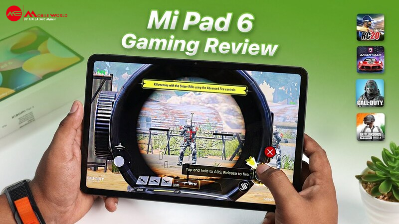 Chơi game mượt mà trên Xiaomi Pad 6 nhờ chip Snapdragon 8+ gen 1 Chơi game mượt mà trên Xiaomi Pad 6 nhờ chip Snapdragon 8+ gen 1