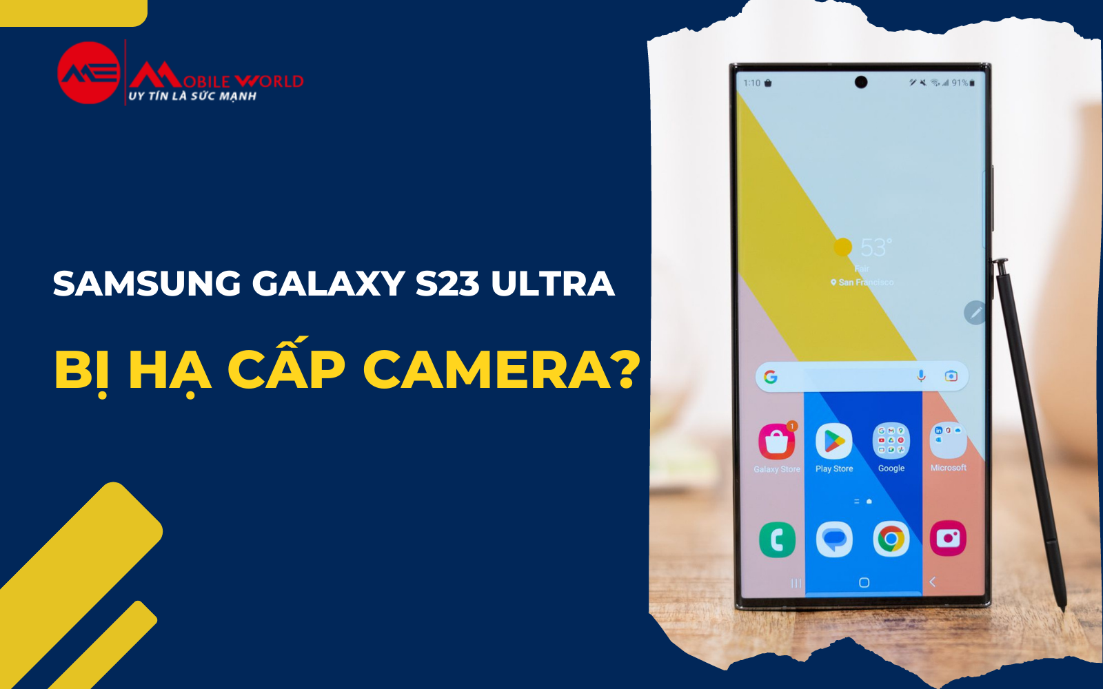 Samsung Galaxy S23 Ultra vừa bị hạ cấp camera một cách kỳ lạ