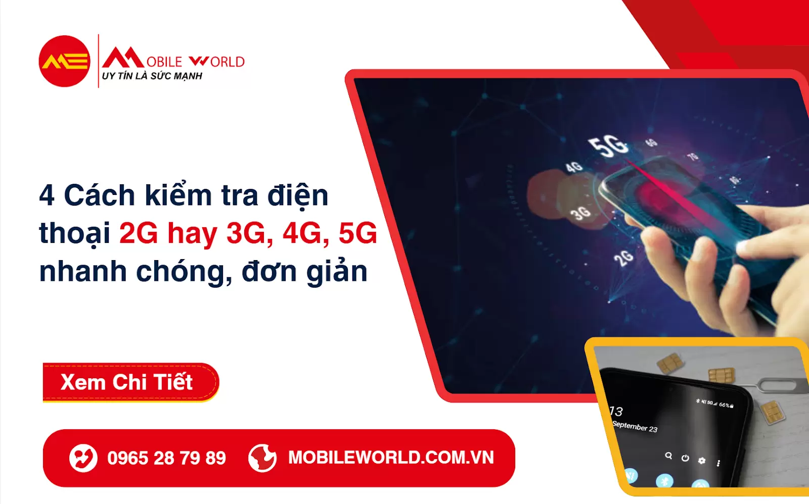 4 Cách kiểm tra điện thoại 2G hay 3G, 4G, 5G nhanh chóng, đơn giản