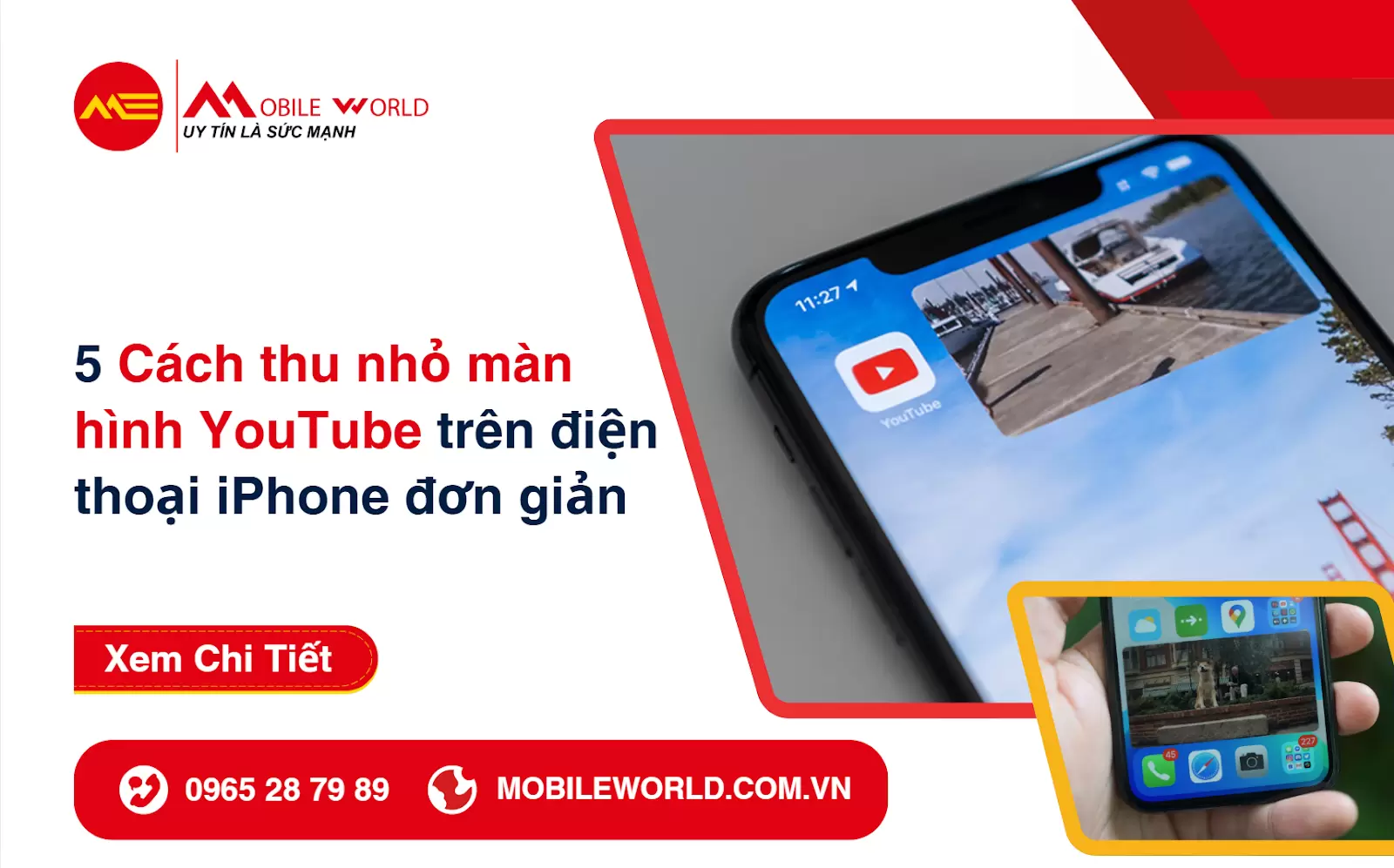 5 Cách thu nhỏ màn hình YouTube trên điện thoại iPhone đơn giản
