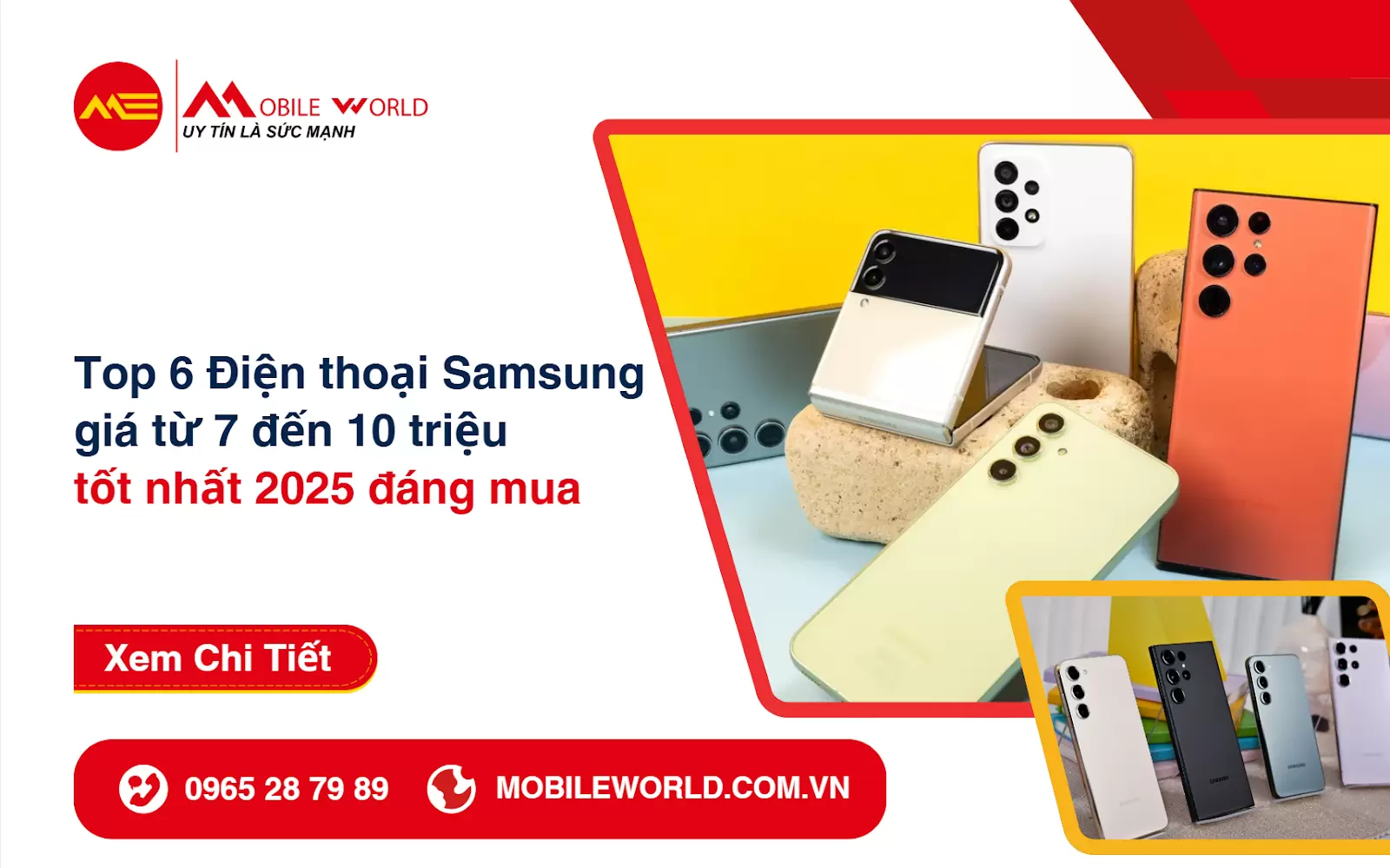 Top 6 Điện thoại Samsung giá từ 7 đến 10 triệu tốt nhất 2025 đáng mua