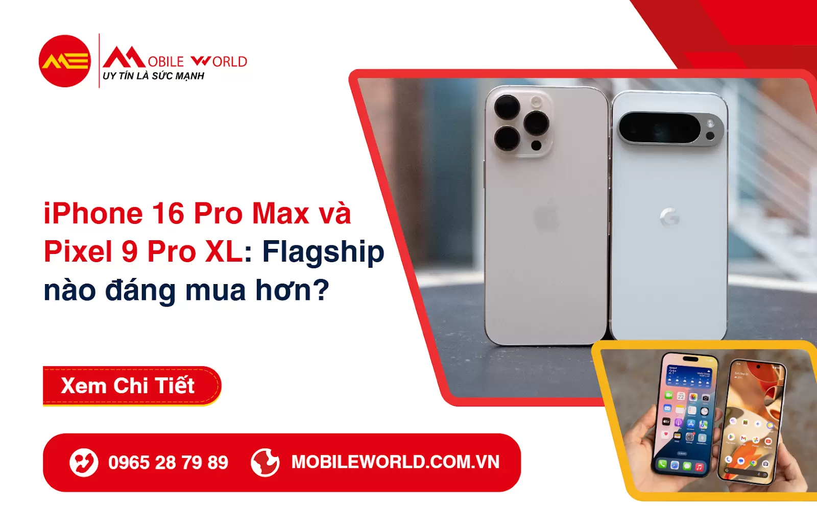 iPhone 16 Pro Max và Pixel 9 Pro XL: Flagship nào đáng mua hơn năm 2025?