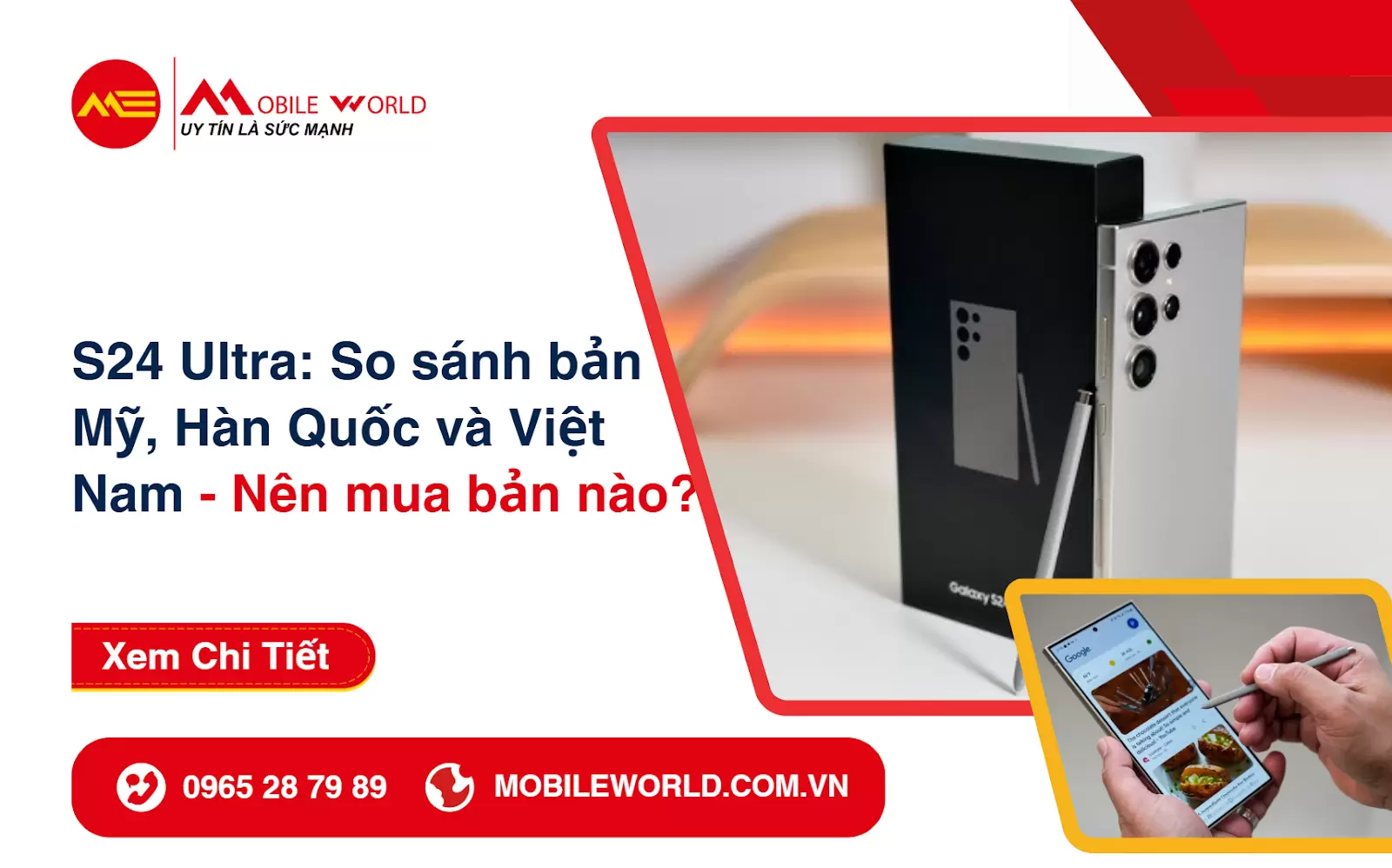 S24 Ultra: So sánh bản Mỹ, Hàn Quốc và Việt Nam - Nên mua bản nào?