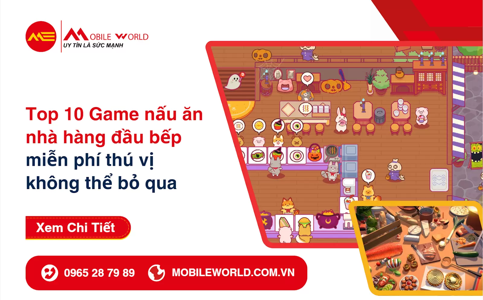 Top 10 Game nấu ăn nhà hàng đầu bếp miễn phí thú vị không thể bỏ qua