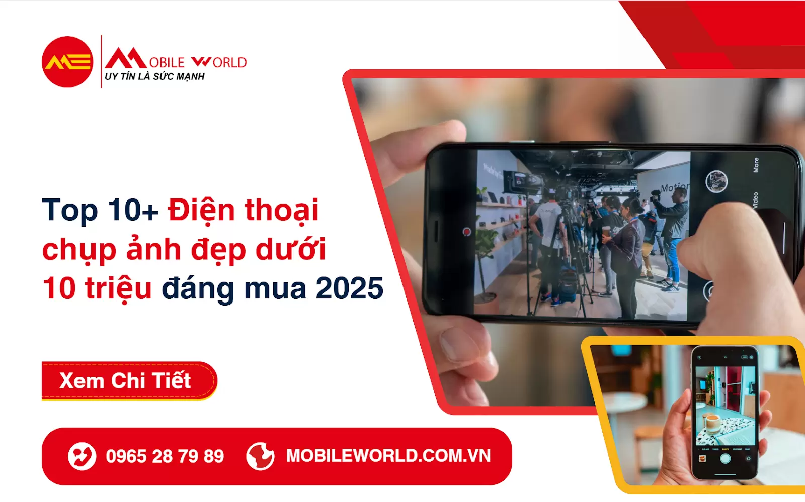Top 10+ Điện thoại chụp ảnh đẹp dưới 10 triệu đáng mua 2025