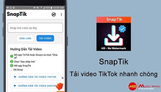 Cách tải video tiktok không logo cho ios và android