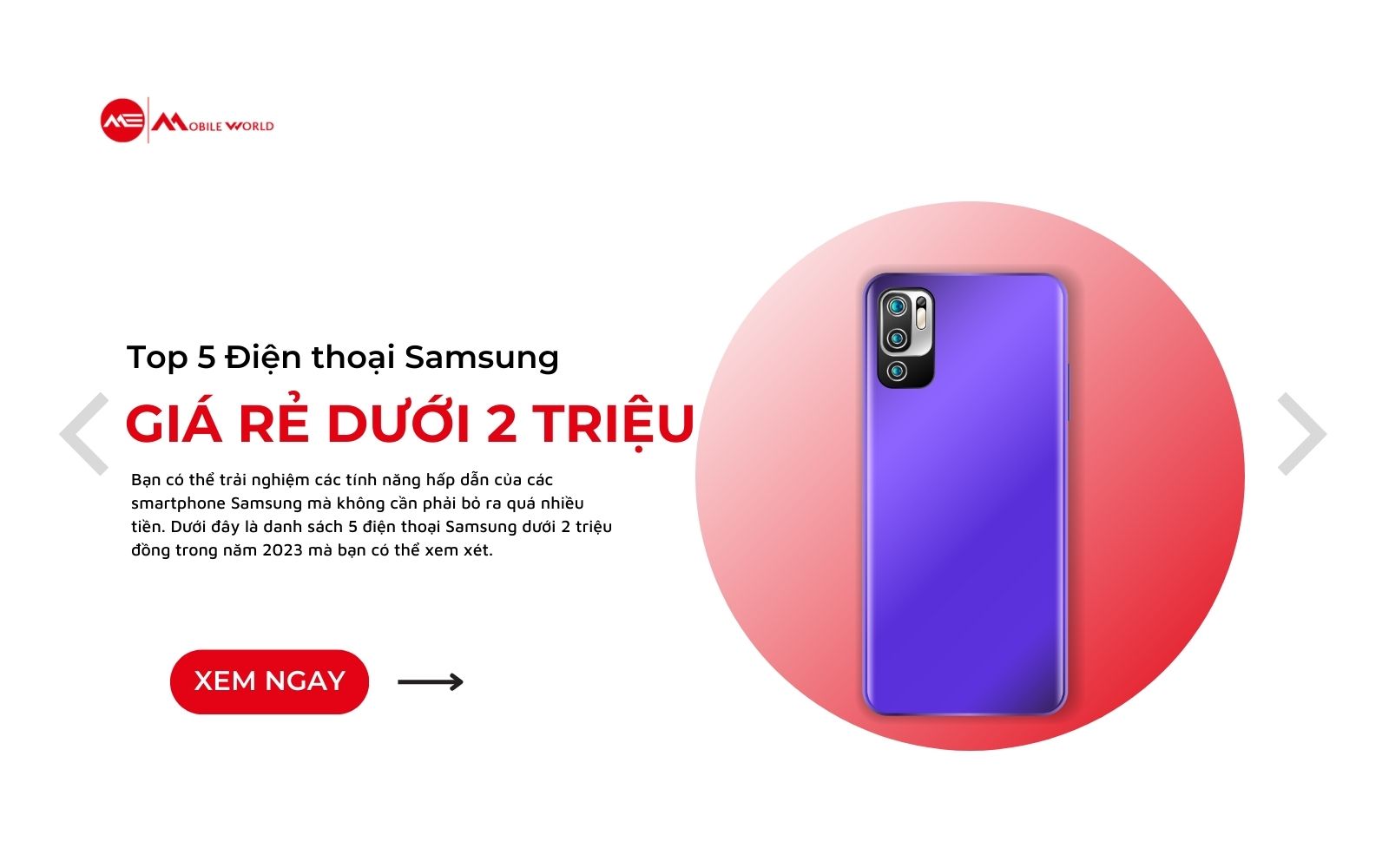 Top 5 Điện thoại Samsung giá rẻ dưới 2 triệu