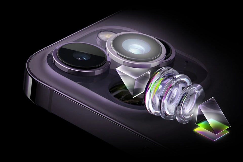Camera của iPhone 15 Pro được n&acirc;ng cấp với cảm biến lớn hơn rất nhiều so với camera của iPhone 11 Pro 