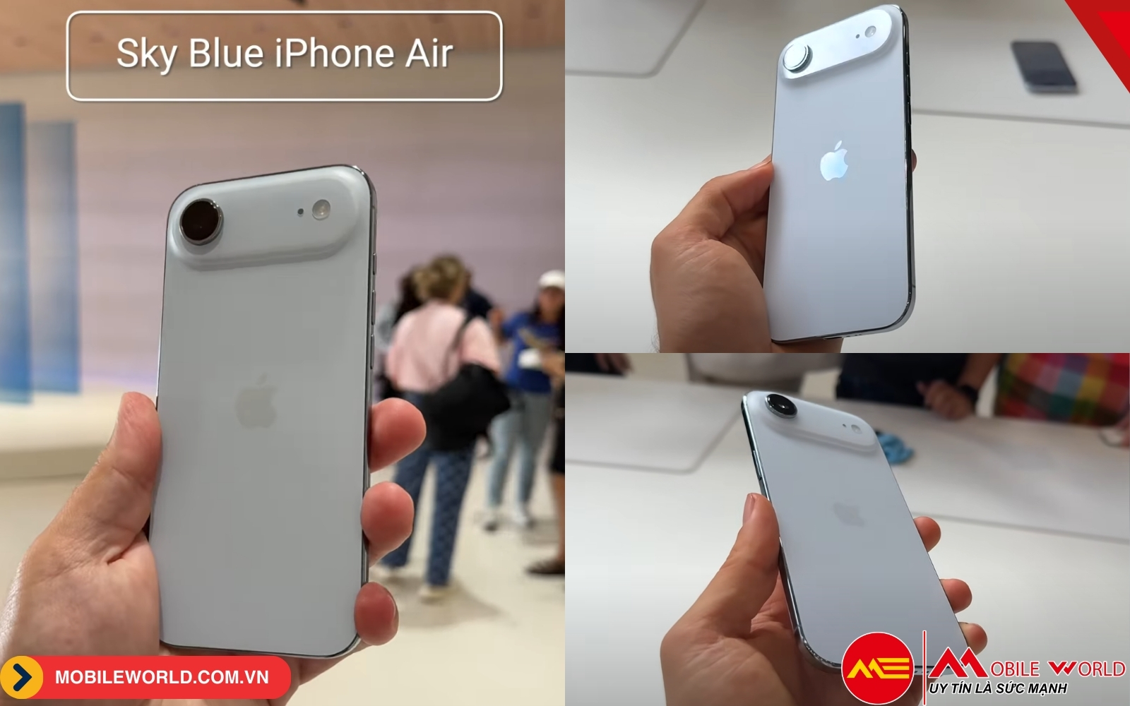 iPhone Air m&agrave;u Xanh Da Trời (Sky Blue)