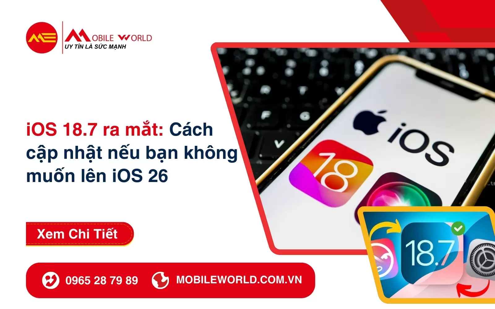 iOS 18.7 ra mắt: Cách cập nhật nếu bạn không muốn lên iOS 26