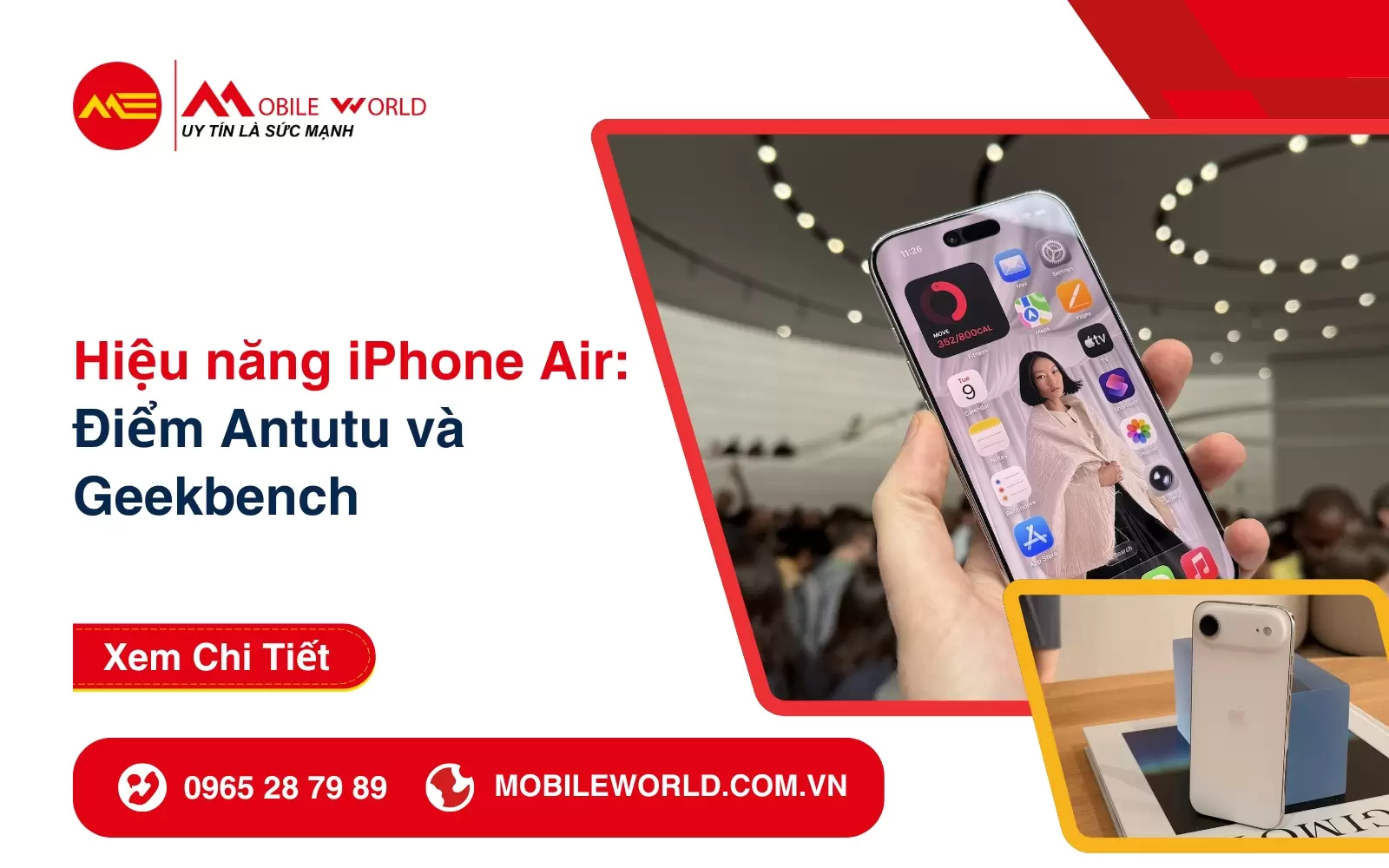 Review Hiệu năng iPhone Air: Điểm Antutu và Geekbench