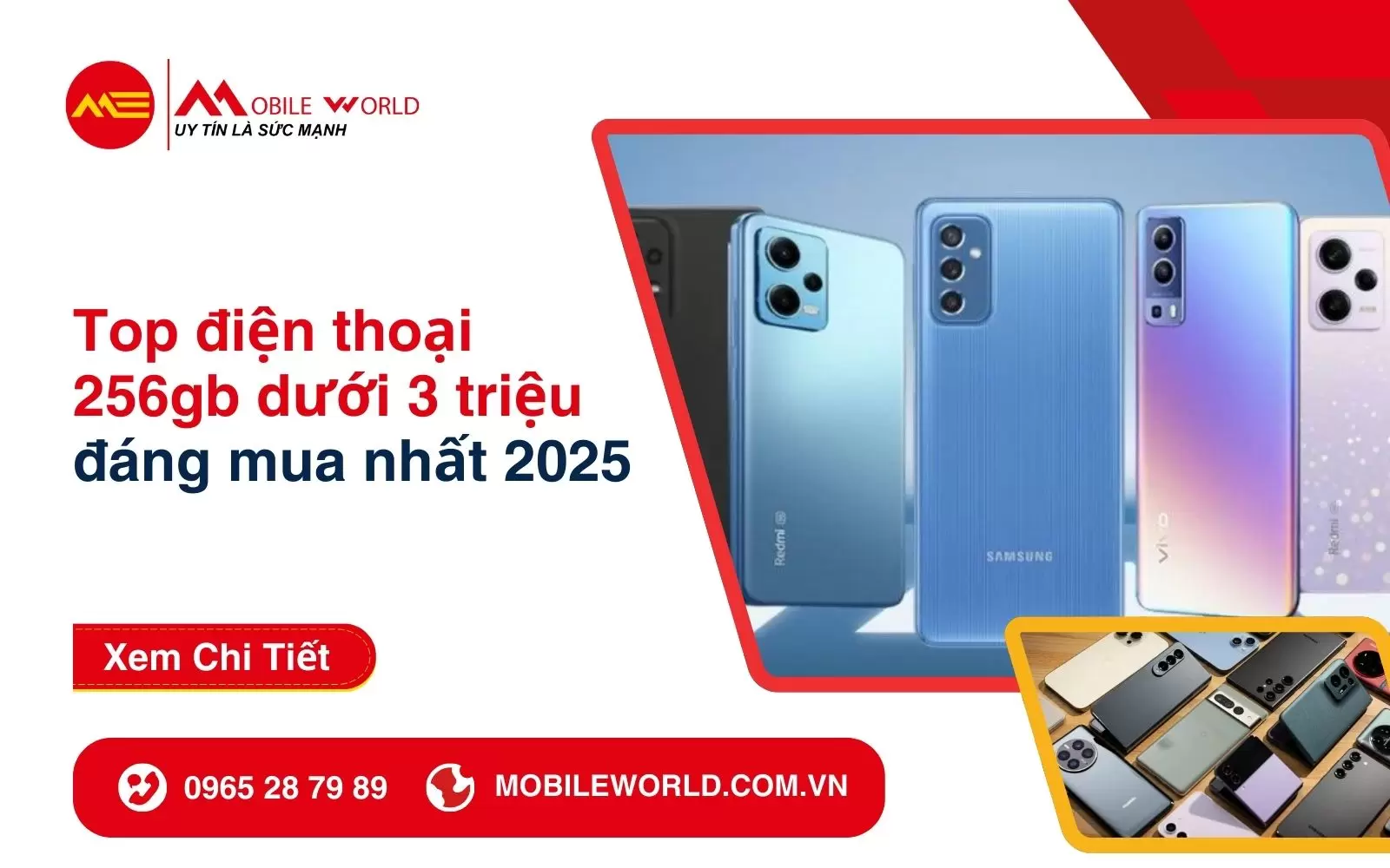 Top 5 Điện thoại 256gb giá rẻ dưới 3 triệu đáng mua 2025