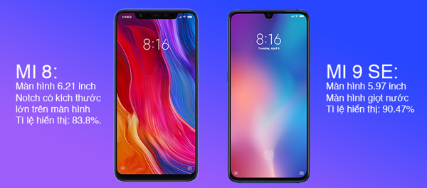 Thời điểm hiện tại nên chọn mua Mi 8 hay Mi 9 SE?