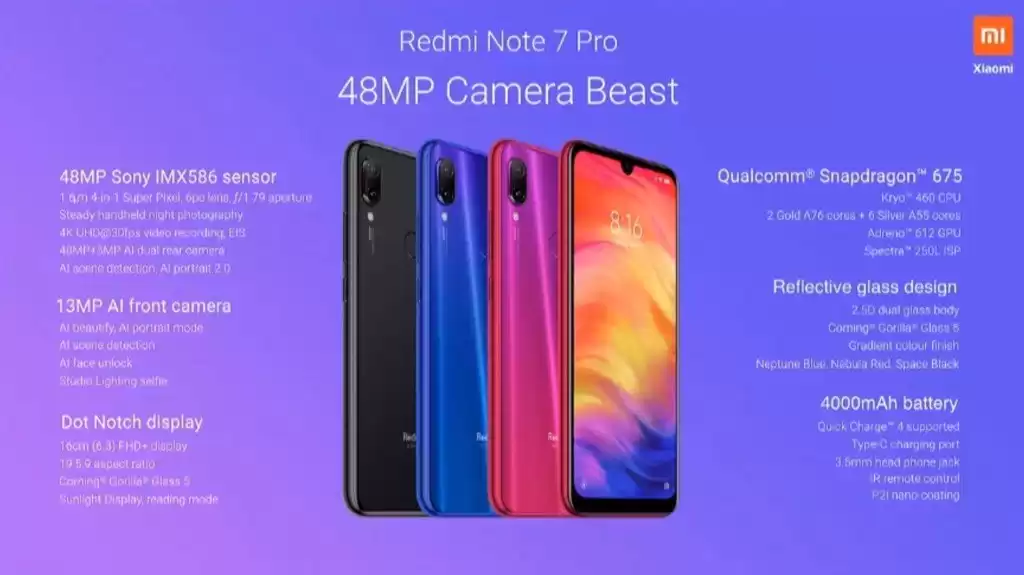 Redmi Note 7 Pro ra mắt: Snapdragon 675, camera Sony IMX586 48MP. Bạn có háo hức?