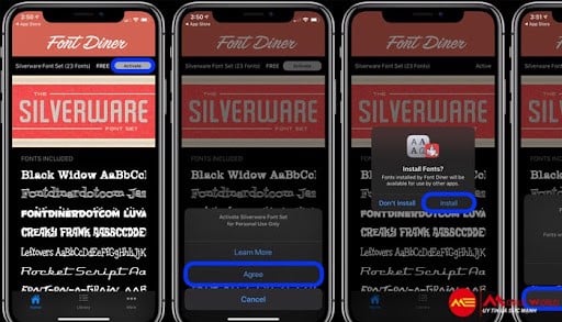 Gợi &yacute; c&aacute;c app đổi font chữ cho b&agrave;n ph&iacute;m iPhone th&ecirc;m c&aacute; t&iacute;nh